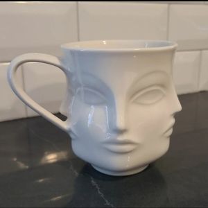Jonathan Adler Dora Muse Face Mug NWT